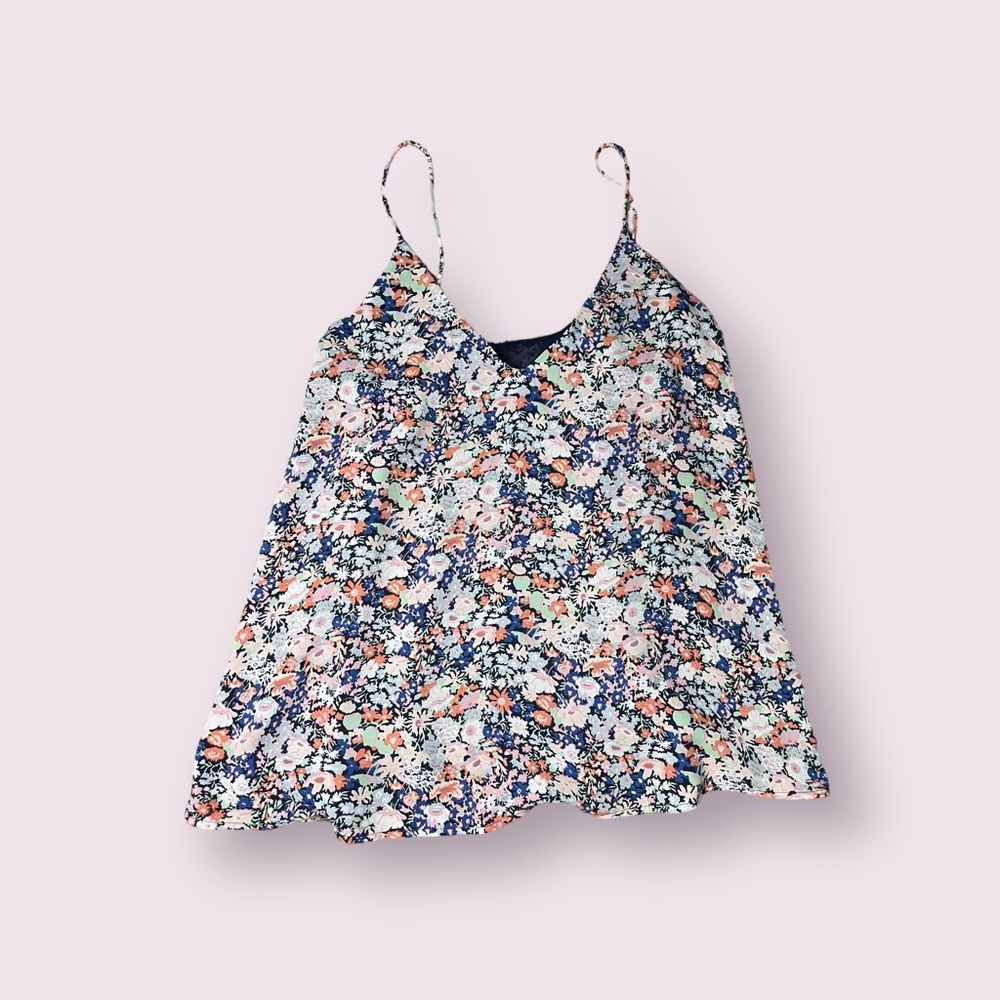 LOFT Flower Tank Top Size XS